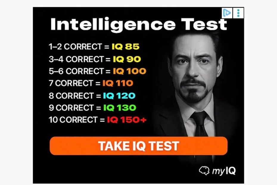 robert downey jr iq
