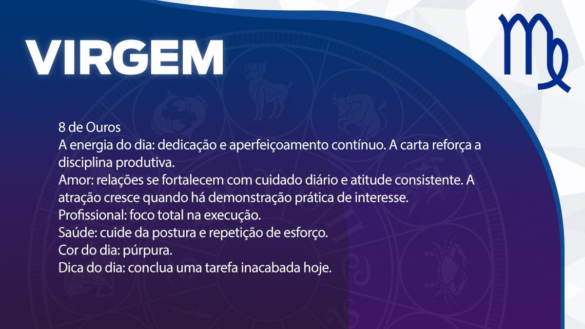 Virgem horóscopo diário