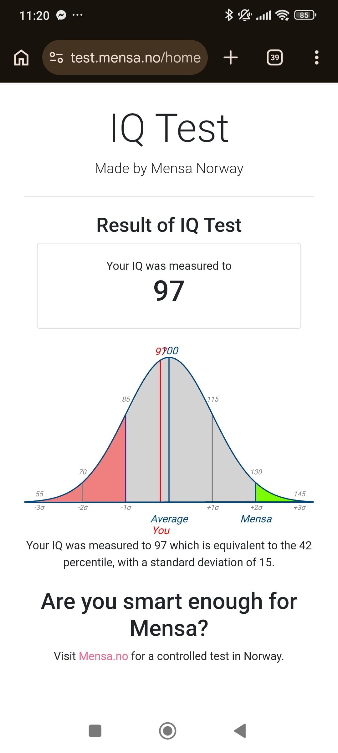 IQ testing