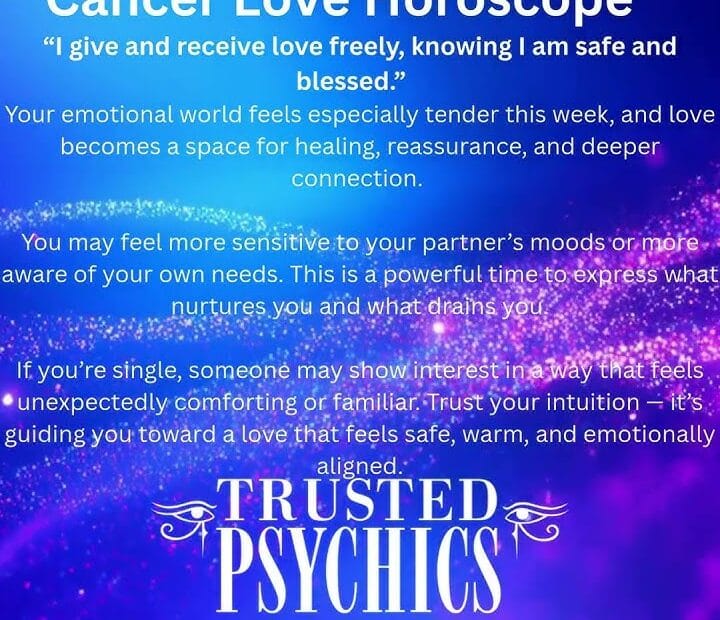 Cancer love horoscope