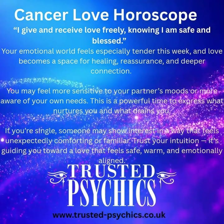 Cancer love horoscope
