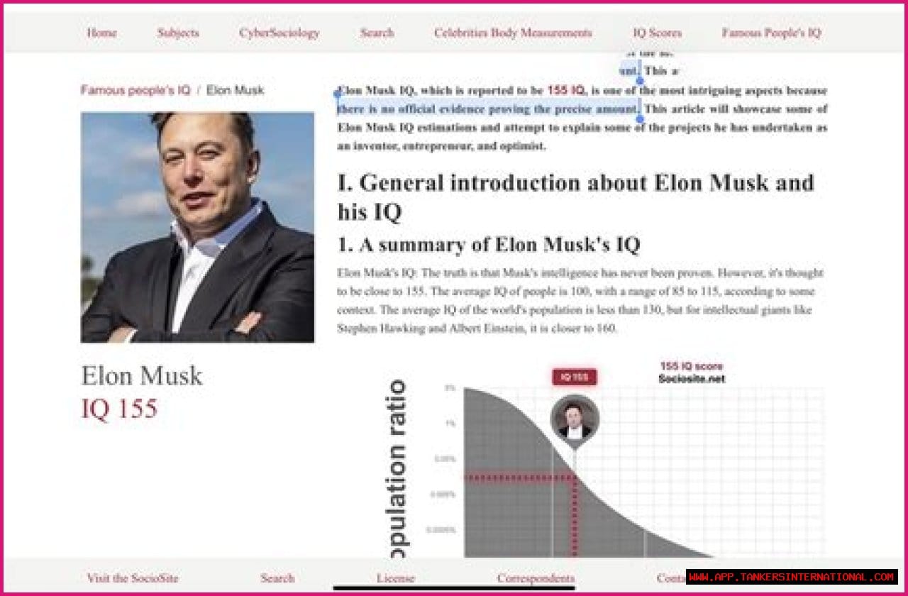 elon musk iq