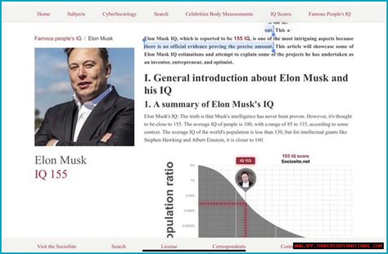 elon musk iq
