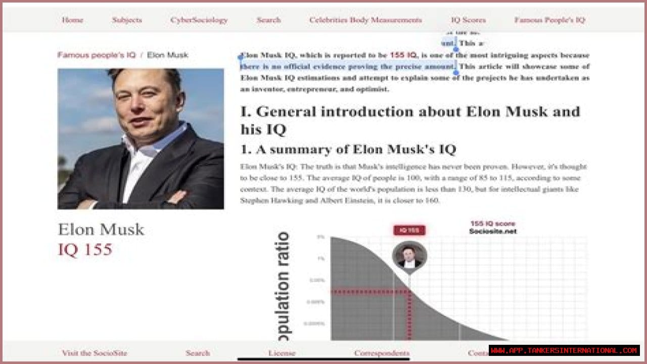 elon musk iq