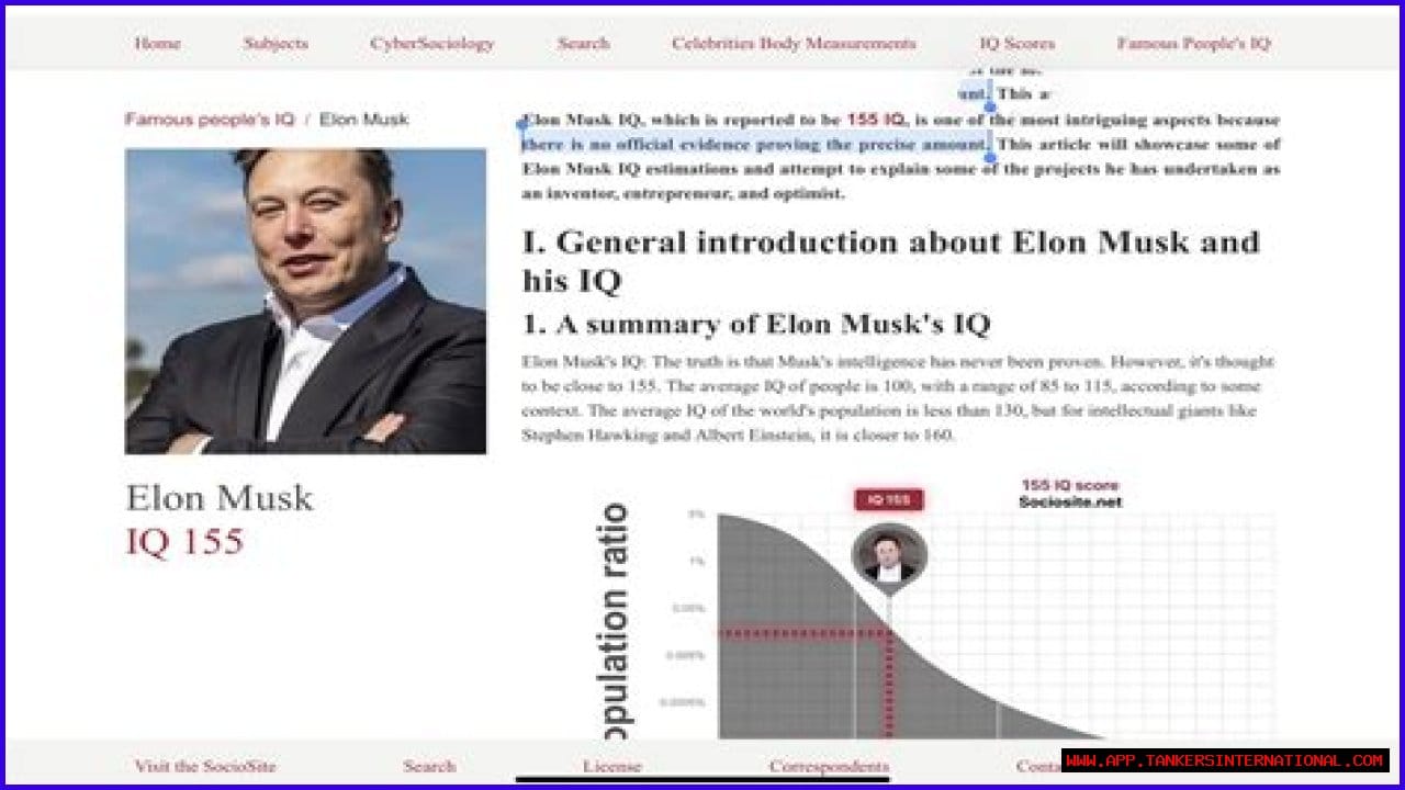 elon musk iq