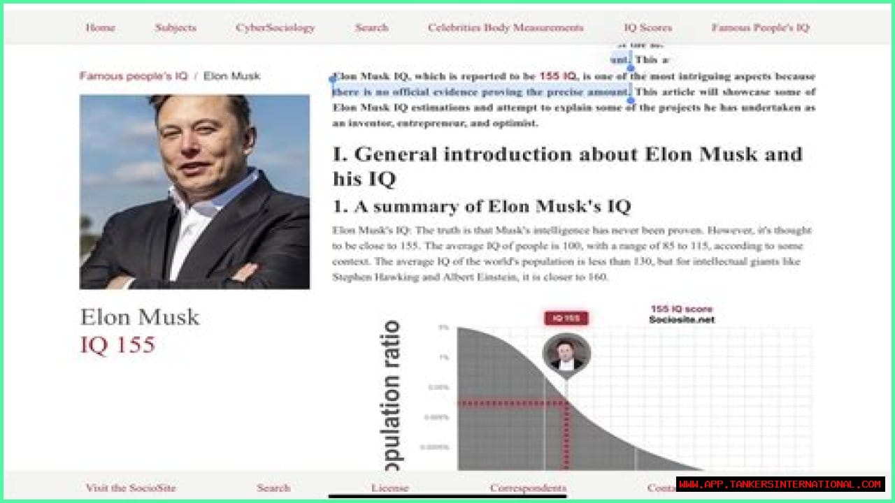 elon musk iq