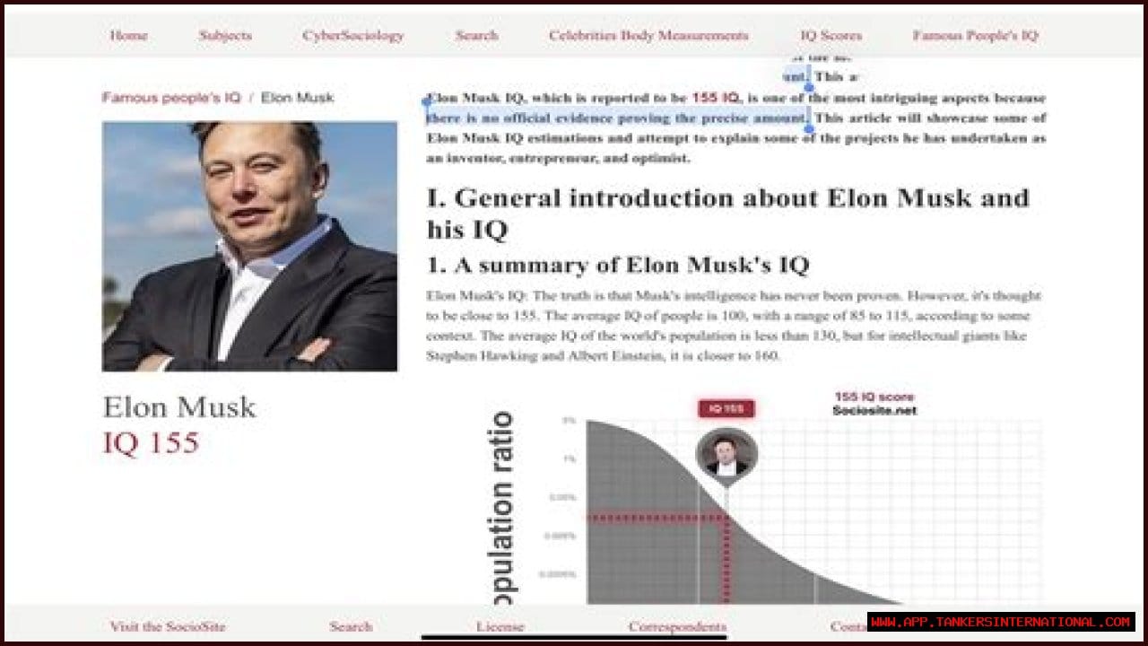 elon musk iq