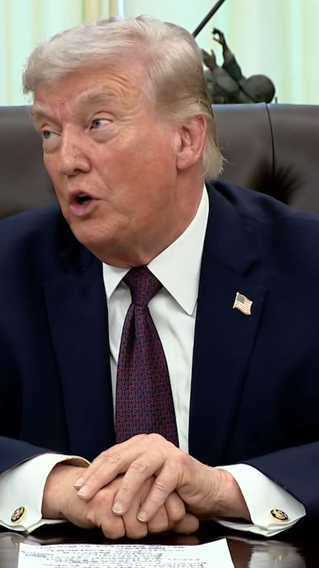 president trump takes iq